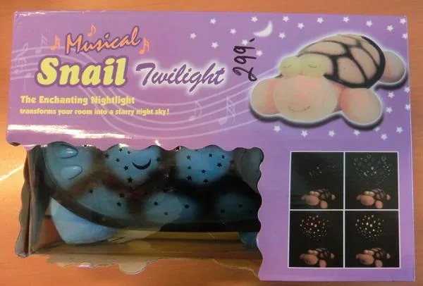 Tartaruga di plastica «Musical Snail Twilight» (Sublime)