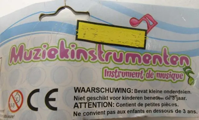 Strumenti musicali giocattolo «Muziekinstrumenten / Instrument de musique» (Wibra)