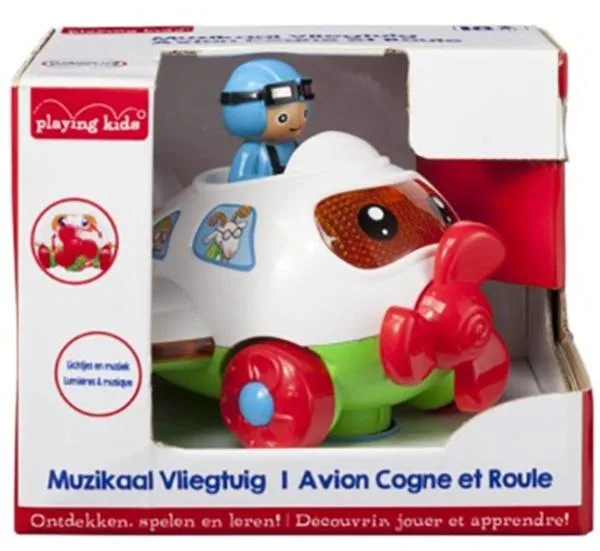 Giocattolo musicale «Muzikaal Vliegtuig» (Playing Kids)