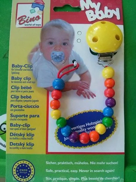 Supporto di succhietto «My Baby - Baby Clip» (Bino)