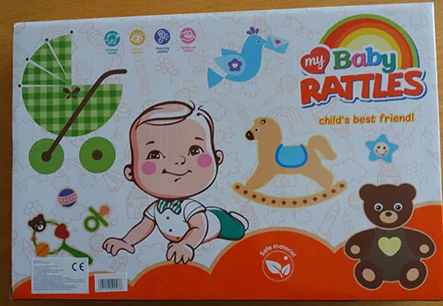 Set di giocattoli a sonaglio «my baby RATTLES»