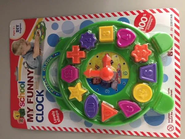 Orologio puzzle «MY FUNNY CLOCK» (ABC SCHOOL)