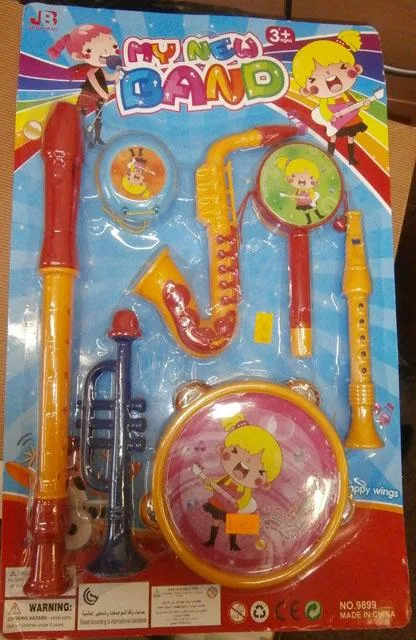 Set musicale giocattolo «My new band» (Jie Baobao)