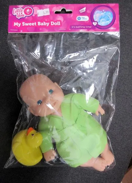 Bambola di plastica con anatra «My Sweet Baby Doll» (Unknown)
