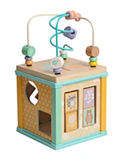 Giocattolo da cubo di attività «MY WOODEN ACTIVITY BOX» (MY WOODEN)