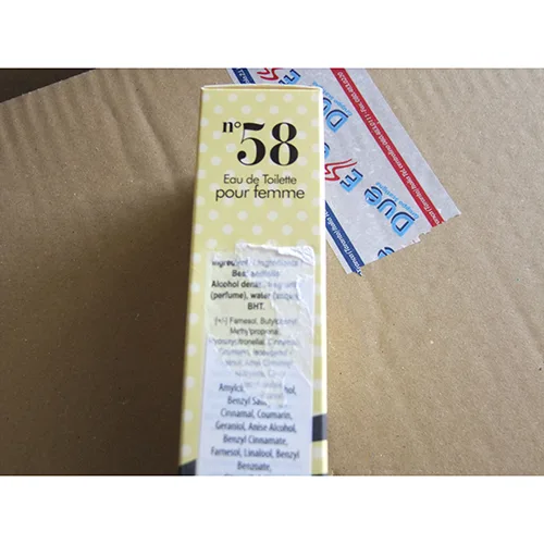 Eau de toilette «n° 58» — foto 3 dell'alert SR/00033/25