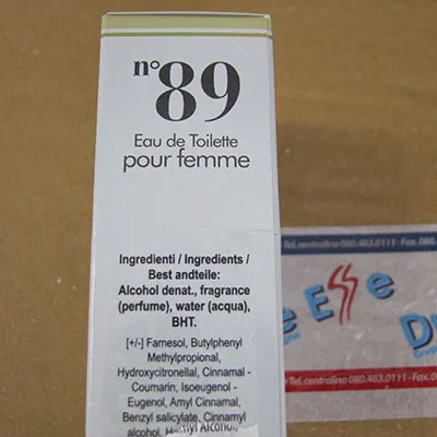 Eau de toilette «n° 89» — foto 3 dell'alert SR/00060/25