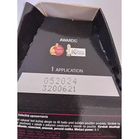 Tinture per capelli «N°10 HAZELNUT COLOUR HAIR DYE» — foto 7 dell'alert A12/01083/24