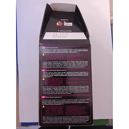 Tinture per capelli «N°15 EBONY BLACK HAIR DYE» — foto 3 dell'alert A12/01073/24