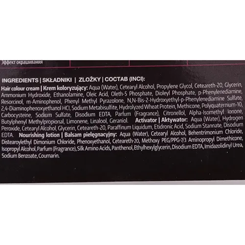 Tinture per capelli «N°15 EBONY BLACK HAIR DYE» — foto 7 dell'alert A12/01073/24