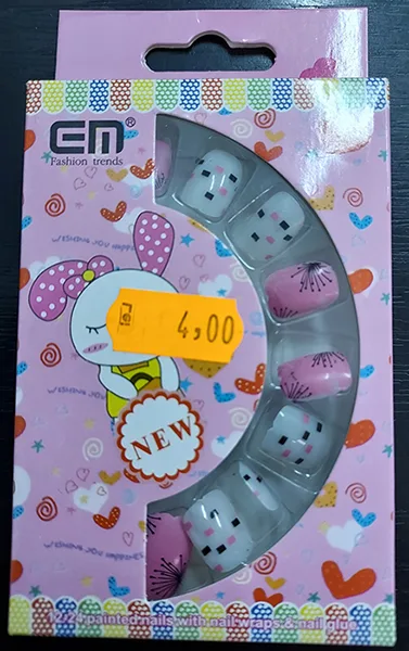 Chiodi falsi «Nail Art Beads Set» (EM®)