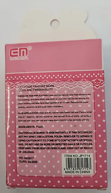 Chiodi falsi «Nail Art Beads Set» — foto 6 dell'alert A12/00826/21