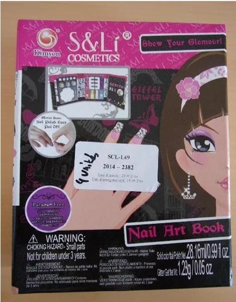 Set manicure per bambini «Nail art book» (S&amp;Li Cosmetics - Kimyon)