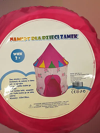 Tenda giocattolo «Namiot dla dzieci zamek»