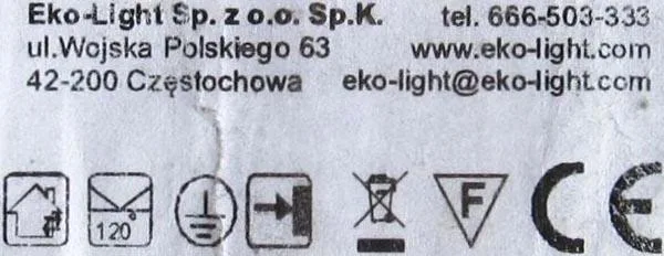 Proiettore a LED «Naswietlacz LED 20W» — foto 2 dell'alert A12/0165/17