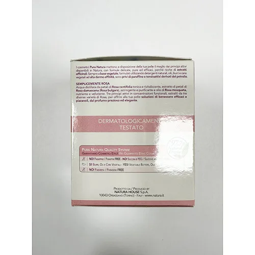 Crema viso «NATURA HOUSE PURA NATURA SEMPLICEMENTE ROSE GESICHTCREME» — foto 3 dell'alert A12/00896/24