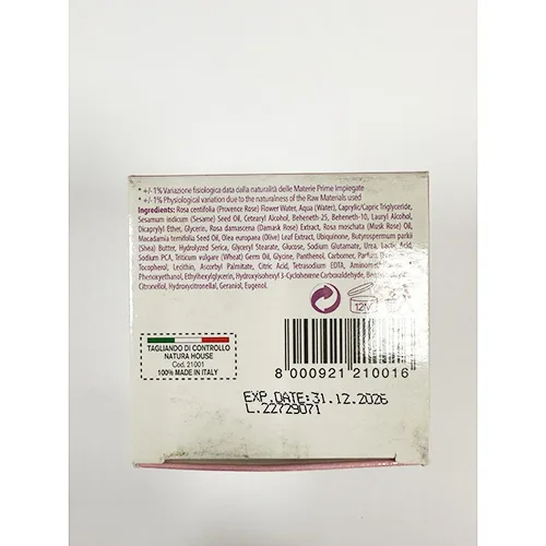 Crema viso «NATURA HOUSE PURA NATURA SEMPLICEMENTE ROSE GESICHTCREME» — foto 4 dell'alert A12/00896/24
