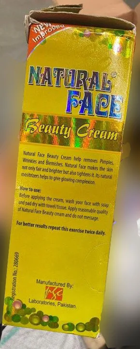 Crema schiarinte per la pelle «Natural Face Beauty Cream» — foto 3 dell'alert A12/01604/23