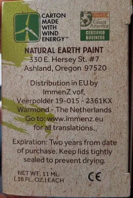 Set di vernici per viso «Natural Face Paint» — foto 3 dell'alert A12/00738/21