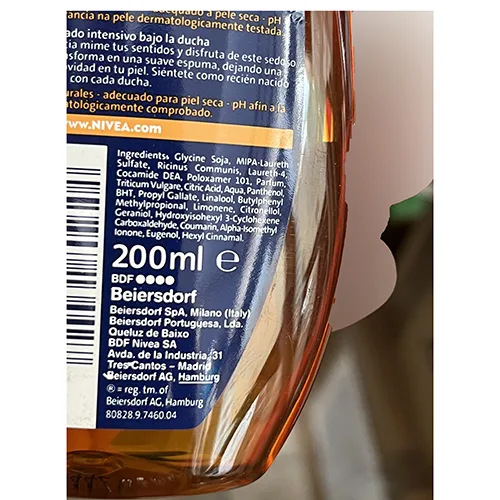 Olio per doccia «Natural Oil» — foto 2 dell'alert A12/02028/24