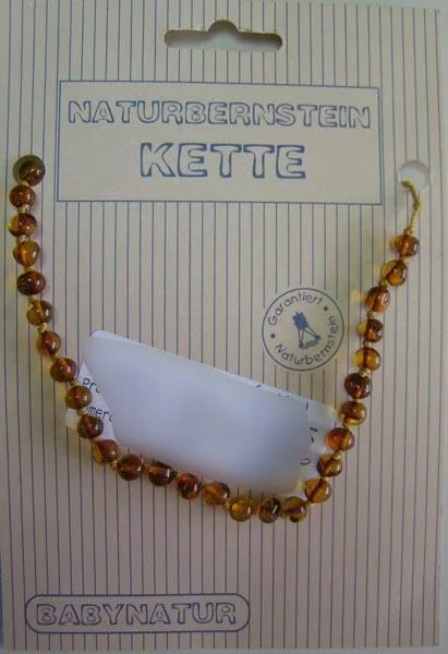 Collana di ambrato «'Naturbernstein Kette' (Natural amber chain)» — foto 2 dell'alert A12/0539/15