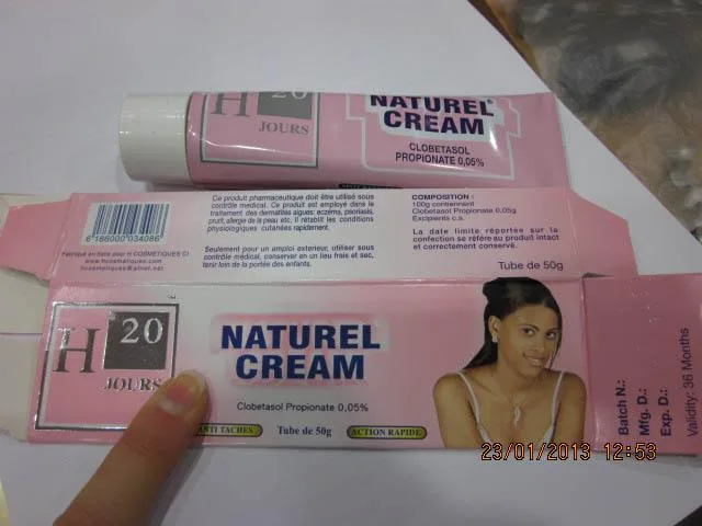 Crema schiarente per la pelle «Naturel cream» — foto 1 dell'alert A12/0884/14