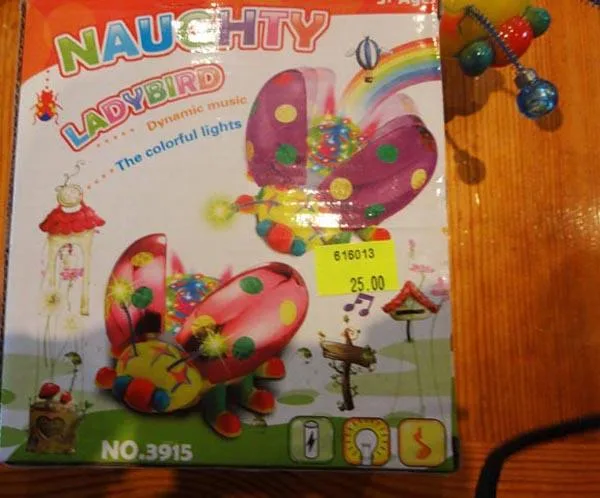 Giocattolo di plastica dura «Naughty Ladybird» (Unknown)