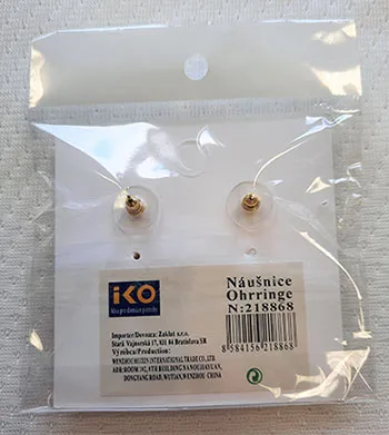 Orecchini «Nausnice, Ohrringe» — foto 3 dell'alert A12/01518/22
