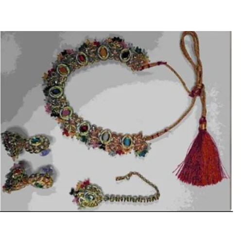 Set di gioielli «Necklace Set with Multi-Coloured Stones» — foto 1 dell'alert SR/00686/26