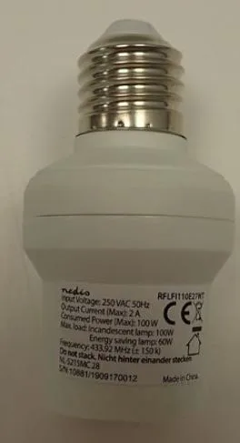 Portalampada «Nedis RF Smart Fitting» (Nedis)