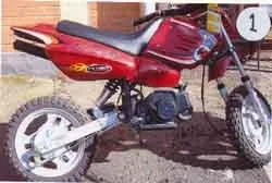 Mini motocicletta «"Nemesis Nitro/Dirt Racer 2 wheeled bike".»