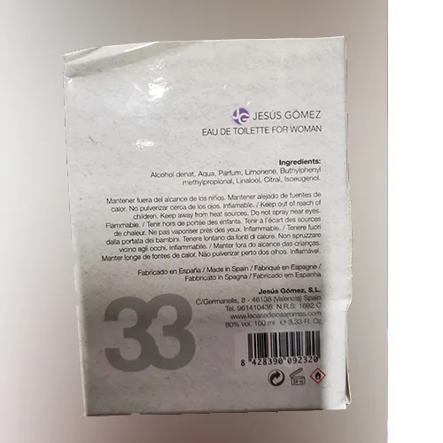 Eau de toilette «Nena» (Jesus Gomez)