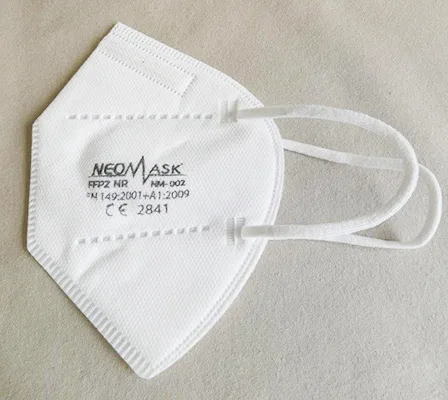 Maschera filtro antiparticolato «NEOMASK FFP2 NR Protective mask Atemschutzmaske» — foto 2 dell'alert A12/00899/23