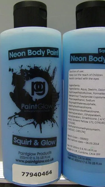 Polvere di vernice per il corpo «Neon Body Paint» — foto 1 dell'alert A12/0807/13