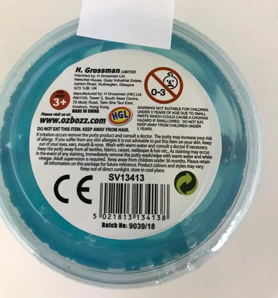 Melma del giocattolo «Neon slime vulcano with dinosaur» (HGL)
