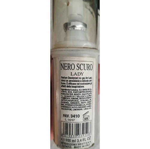 Deodorante «Nero Scuro» — foto 2 dell'alert SR/02806/25