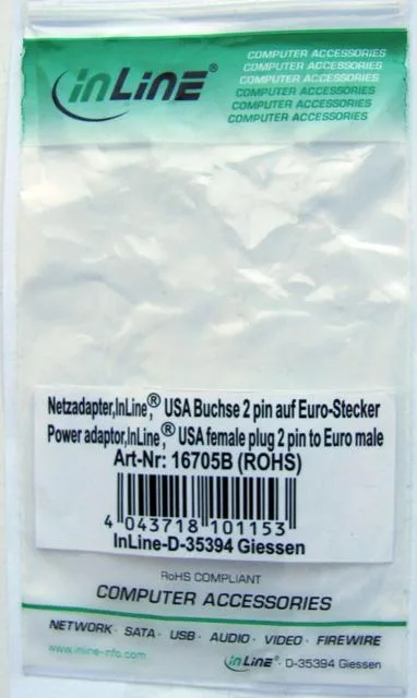 Adattatore della spina «Netzadapter» — foto 1 dell'alert A12/1240/14