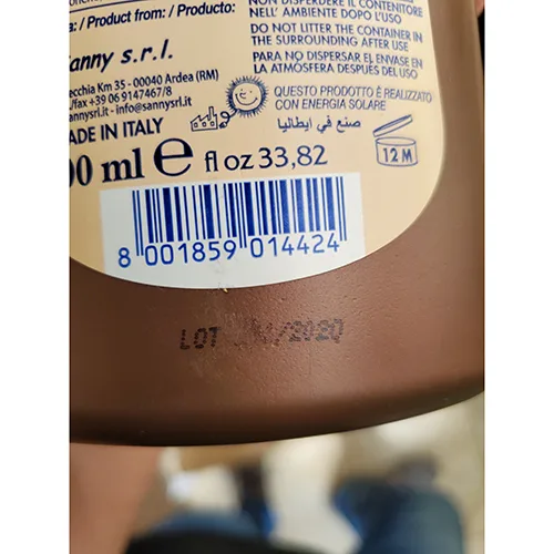 Crema da bagno «Neutro Sarf» — foto 3 dell'alert A12/02110/24