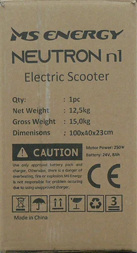 Scooter elettrico «NEUTRON n1 Electric Scooter» — foto 6 dell'alert A12/00288/22