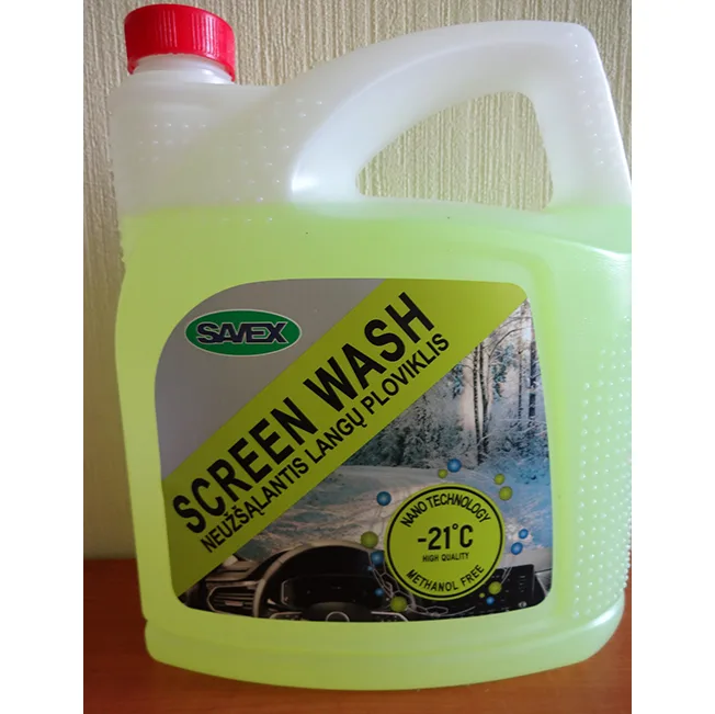 Liquido di lavaggio del parabrezza dell'automobile «NEUŽŠĄLANTIS LANGŲ PLOVIKLIS SCREEN WASH -21°C» — foto 1 dell'alert A12/00295/24