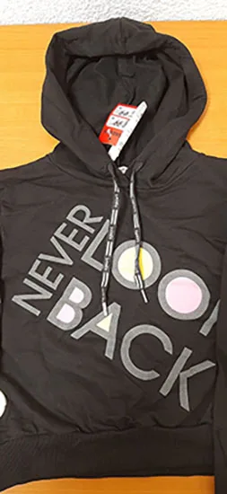 Felpa «NEVER LOOK BACK» (Fosforlu Kids)