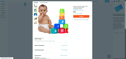 Coppe di impilamento «New Baby Kleinkind ungiftige Spielzeuge pädagogische Stapelbecher Random Style» — foto 5 dell'alert A12/00266/22