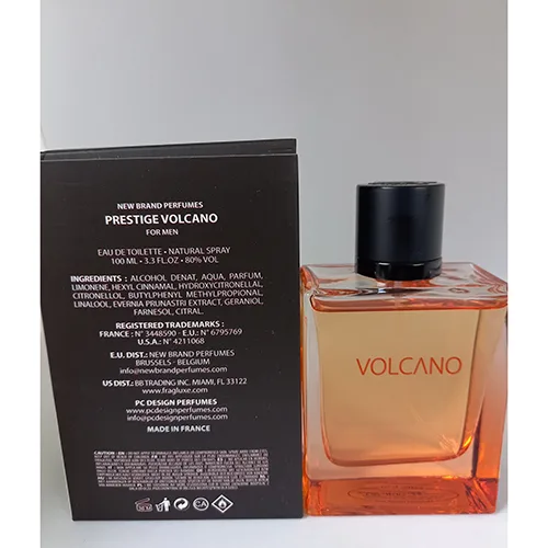 Eau de toilette «NEW BRAND PRESTIGE VOLCANO Perfumes» — foto 3 dell'alert SR/02197/25