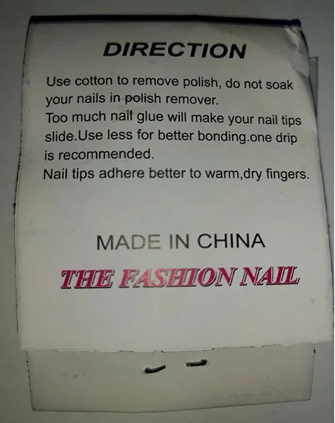 Chiodi falsi «New Fashion Holograw Art Nail» — foto 2 dell'alert A12/00665/22
