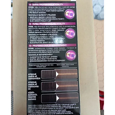 Tinture per capelli «NEW INNOVATION VIBRANT COLORS FOR DARK HAIR» — foto 3 dell'alert SR/00730/25