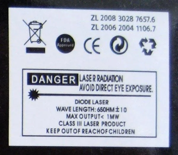 Puntatore laser «NEW LASER &amp;LED LIGHT; Laser Light» (FX)
