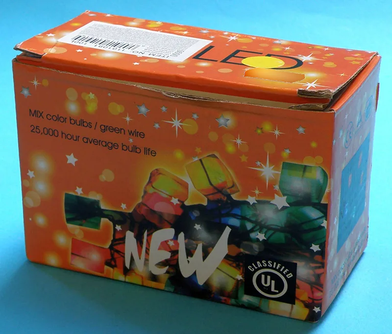 Catena di illuminazione «NEW (on the packaging), LED karácsonyi égősor (on the label)»
