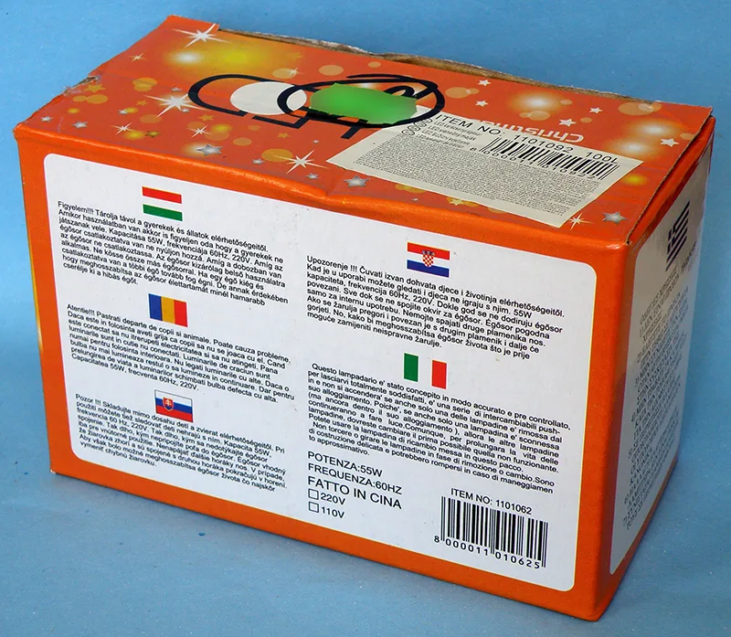 Catena di illuminazione «NEW (on the packaging), LED karácsonyi égősor (on the label)» — foto 6 dell'alert A12/00639/20