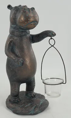Portacandele Tealight «Next Hippo Lantern» (Next)