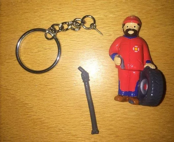 Portachiavi con figura di gioco «Neyðarkallinn» (Unknown)